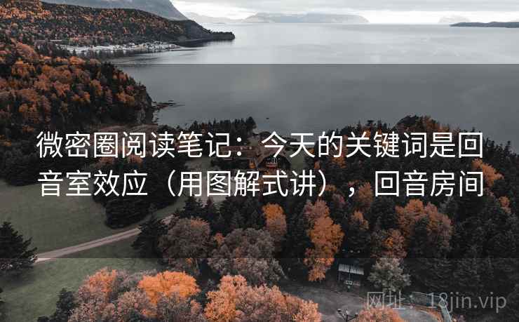 微密圈阅读笔记：今天的关键词是回音室效应（用图解式讲），回音房间  第1张